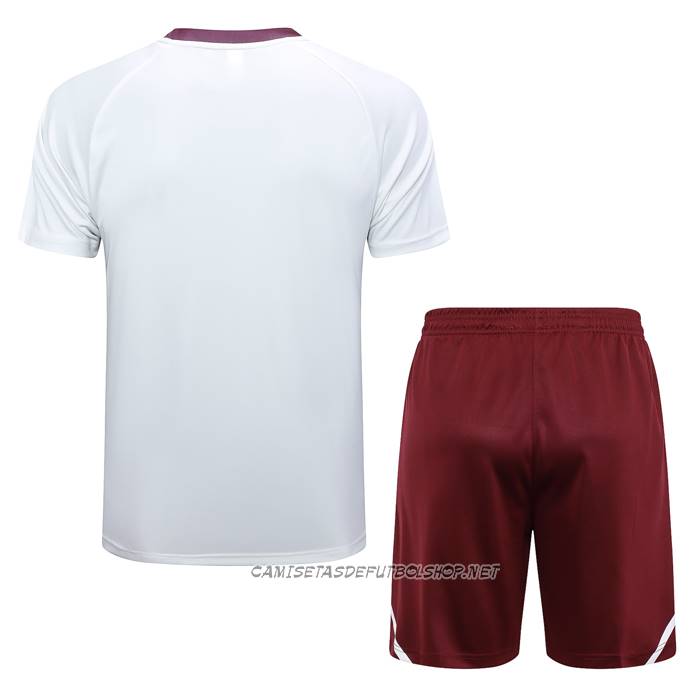 Chandal del Flamengo 24-25 Manga Corta Blanco - Pantalon Corto